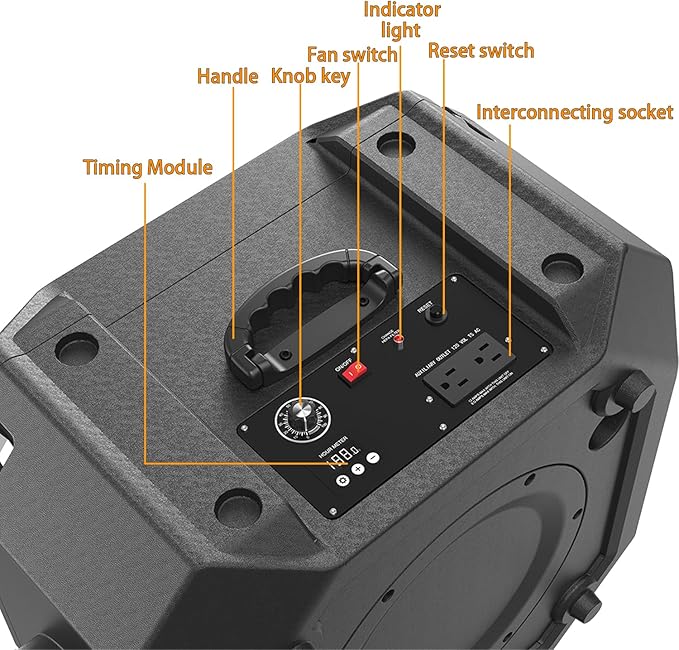 M-T Air Scrubber with 3 Stage Filtration, Stackable Negative Air Machine - Image 7