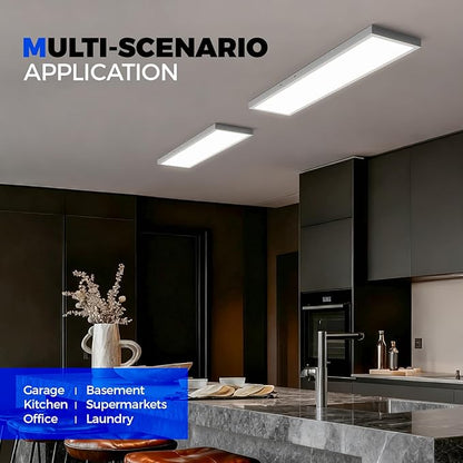 Barrina 1x4 LED Flat Panel Light, 8640LM 72W, 0-10V Dimmable, Brightness & 5CCT - Image 9