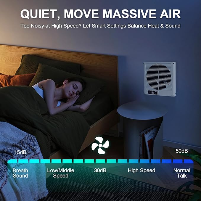 8" Room to Room Air Transfer Fan - Image 5