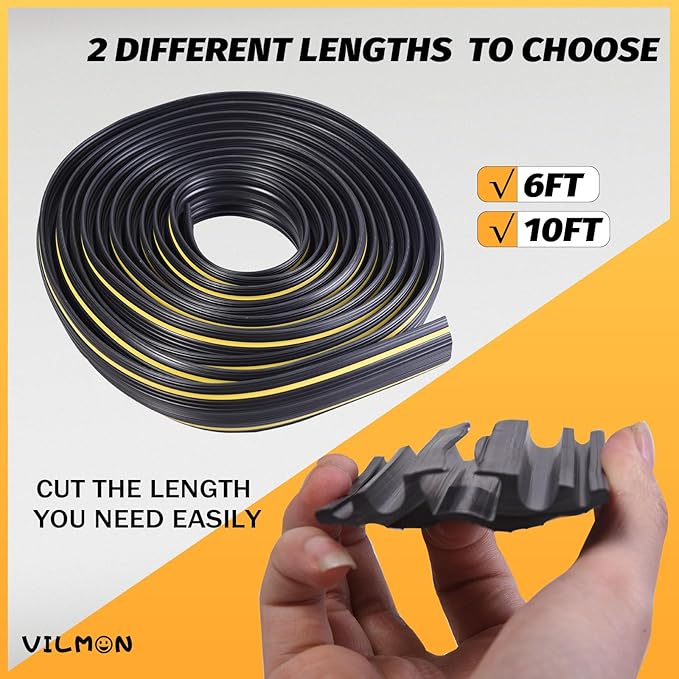 6FT Floor Cord Cover-Cord Cover Floor, Power Cable Protector Soft Extension - Image 3