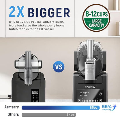 Slushie Machine, 85oz Ice Cream Machine & Slushy Machine - Image 4