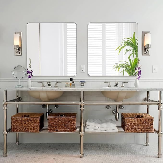 ANDY STAR Brushed Nickel Mirrors - Image 7