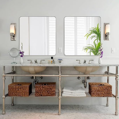 ANDY STAR Brushed Nickel Mirrors - Image 7