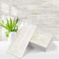Vamos Tile 100-Piece Glossy Wooden Marble Grain Peel and Stick Backsplash Tile by VamosTile