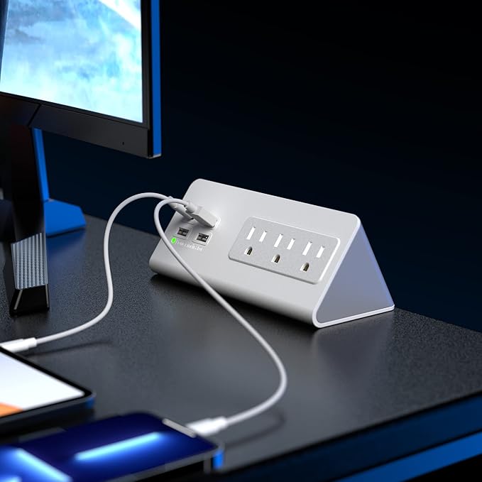 Nightstand Edge Mount Power Strip - Image 4