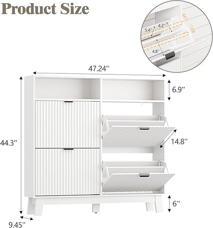 Shoe Cabinet Storage for Entryway - Image 2