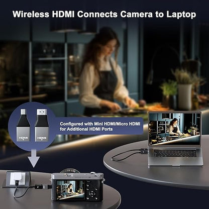 Anytrox Wireless HDMI Transmitter and Receiver 4K Decode 1080P Output, HDMI - Image 5