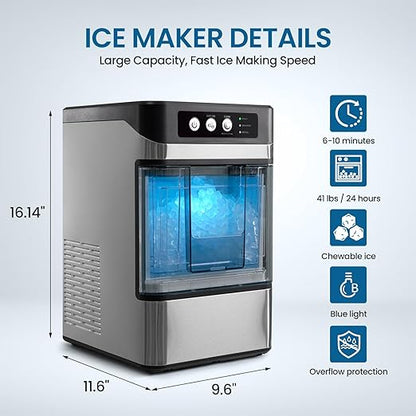 Chewable Crunchable Countertop Nugget Ice Maker - Image 6