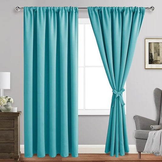 JIUZHEN Blackout Curtains for Bedroom by JIUZHEN