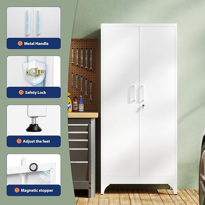 Yizosh Metal Garage Storage Cabinet - Image 4