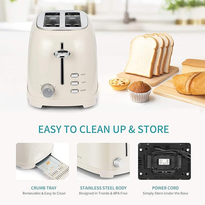 Ultrean Toaster 2 Slice with Extra-Wide Slot - Image 4