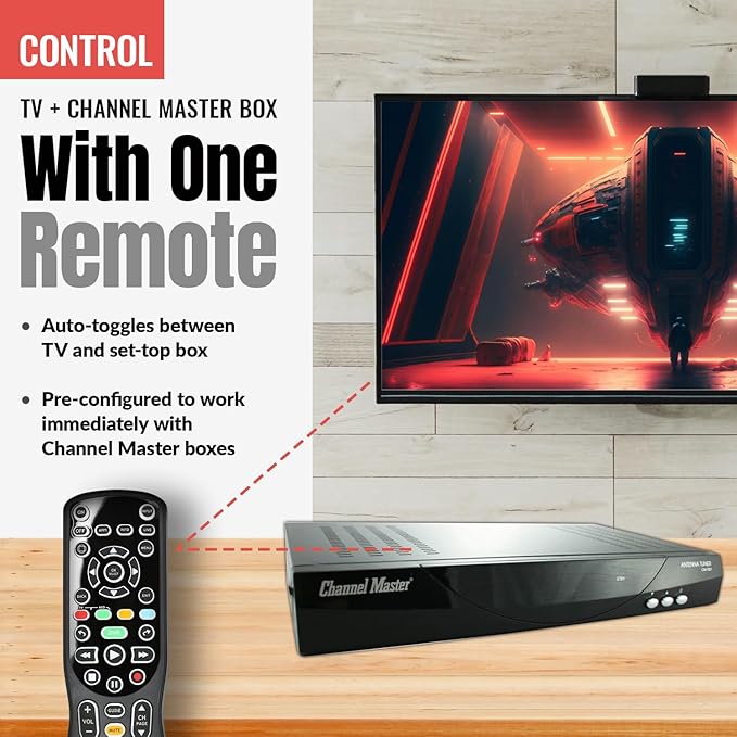 ANDERIC RRCM7500 for Channel Master DVR Remote Control CM7500XRC2 Replacement - Image 4