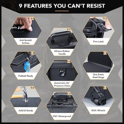 Lykus HC-5230 Large Waterproof Hard Case - Image 5