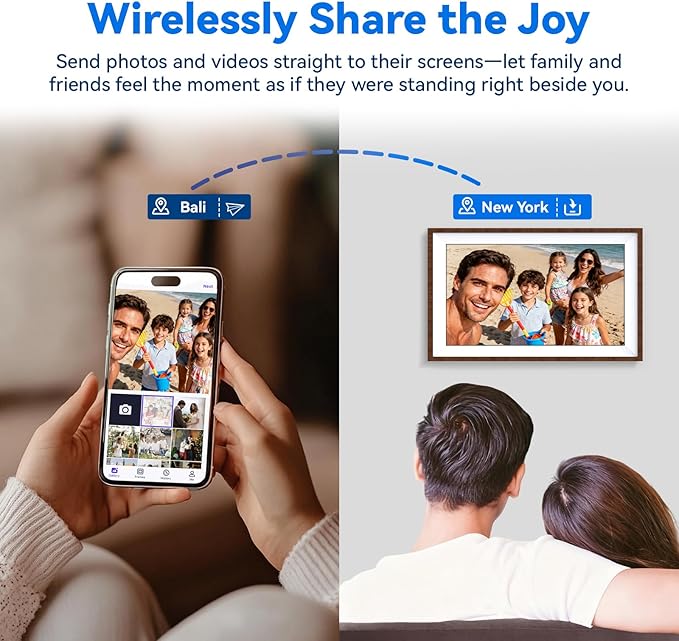 Battery Power Digital Photo Frame Electronic LED Screen Customizable - Image 7
