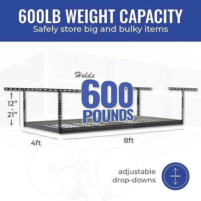 SafeRacks Overhead Garage Storage Rack - Image 5