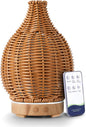 Boho Essential Oil Diffuser for Home Rattan Weaving by SENMUL