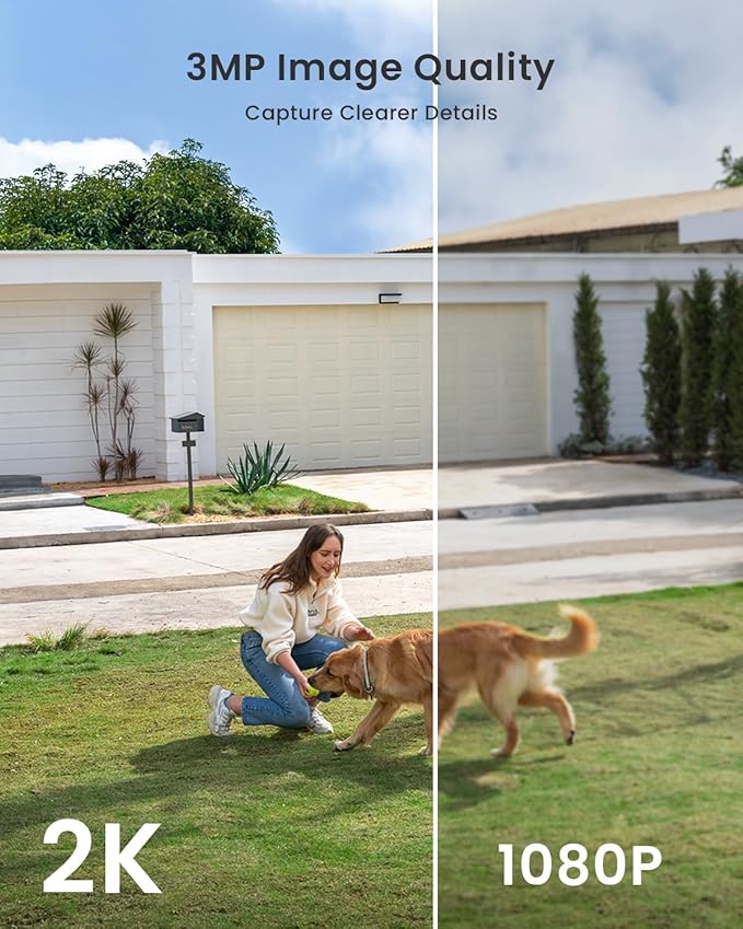 ieGeek Security Cameras Wireless Outdoor 2-Pack, 2K WiFi Surveillance Camera - Image 3