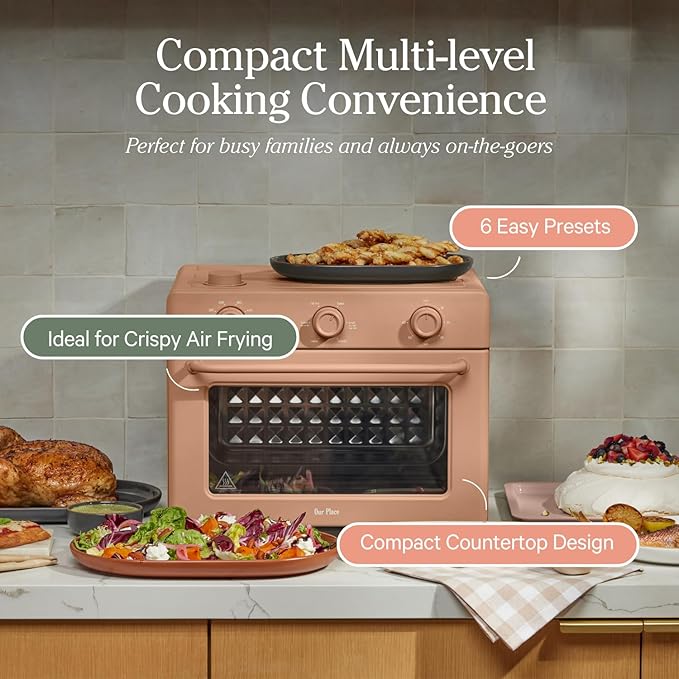 Our Place Large Wonder Oven | 6-in-1 Stainless Steel Air Fryer Toaster Oven - Image 4