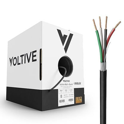 Voltive 14/4 Speaker Wire, in-Wall CL3 & Direct Burial, 250ft by Voltive
