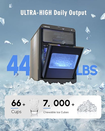 Maksone Nugget Ice Maker Countertop, Self-Cleaning ice Machine - Image 3
