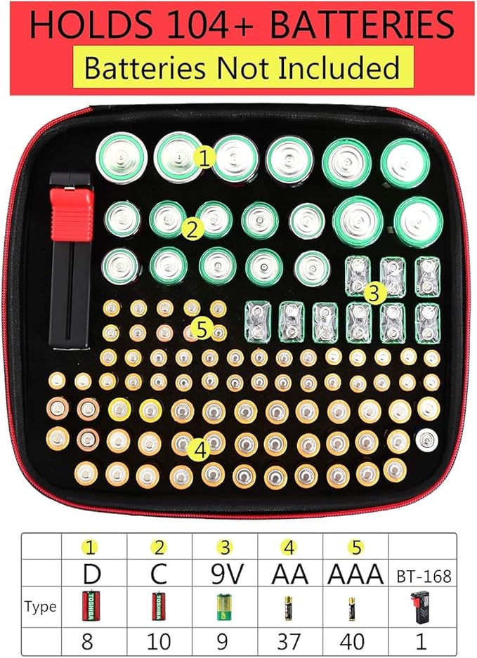 Battery Organizer Storage Case Box - Image 3