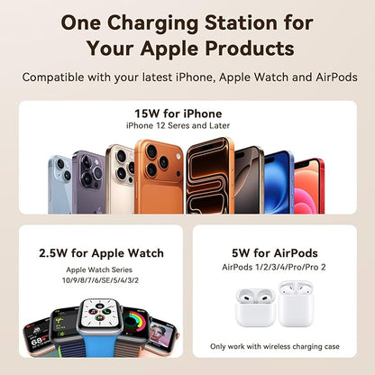 TobenONE 6-in-1 Alarm Clock Wireless Charging Station - Image 6