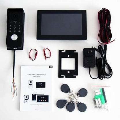 KeonBell Video Door intercom 2-Wired, doorbell withCamera, Full HD Camera - Image 10