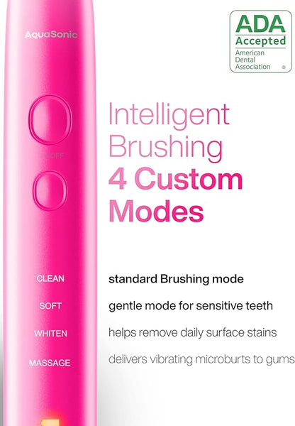 Aquasonic Vibe Series Ultra-Whitening Toothbrush – ADA Accepted Electric - Image 4