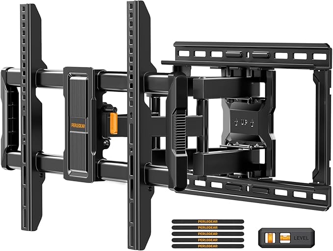 Perlegear UL-Listed Full Motion TV Wall Mount by Perlegear