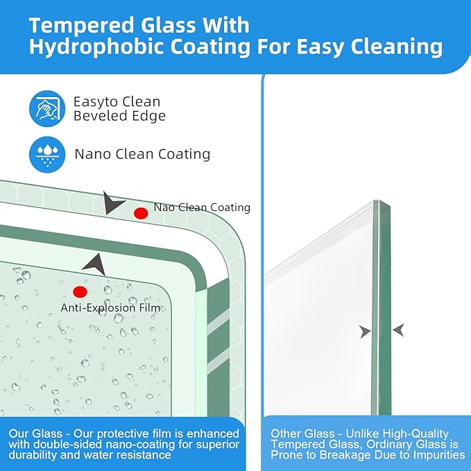 Royal Guard Double Sliding Shower Door, 56-60" W x 70" H Semi-Frameless Sliding - Image 5
