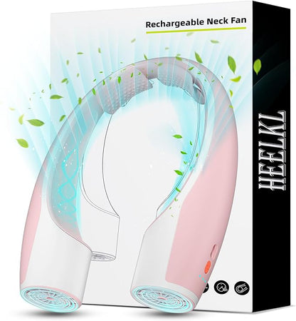 AI Neck Fan, 4 Speeds Adjustable Portable Personal Fan Rechargeable, 4000 mAh by Unknown