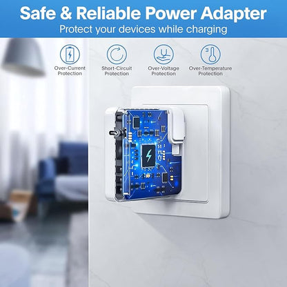 Sunveza Mac Book Pro Charger - 118W USB C Charger Fast Charger Compatible - Image 4