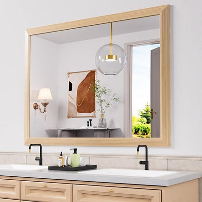 Amorho 48X36 Inch Bathroom Mirror by Amorho