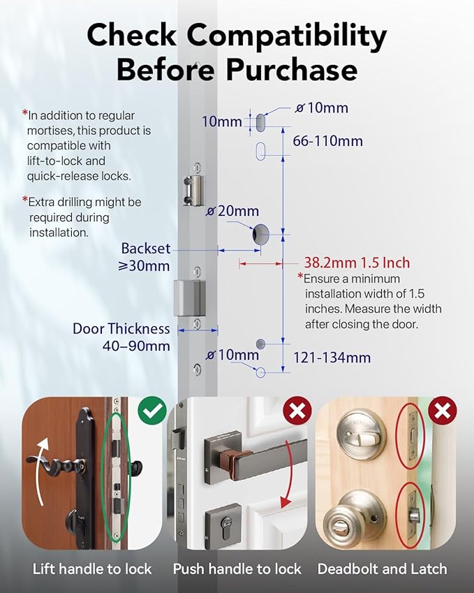 Electronic Smart Door Lock Fingerprint Door Lock - Image 8
