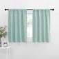 NICETOWN RV Blackout Curtains for Camper Windows, Aqua Blue, Kitchen Curtains by NICETOWN