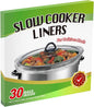 30×Slow Cooker Liners and Cooking Bags, Extra Large Cooking Liner Disposable by Kiginhans