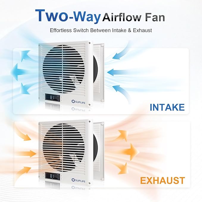 8" Room to Room Air Transfer Fan - Image 3