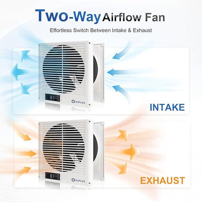 8" Room to Room Air Transfer Fan - Image 3