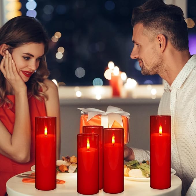 24-Pack Red Flameless LED Candles - Image 8