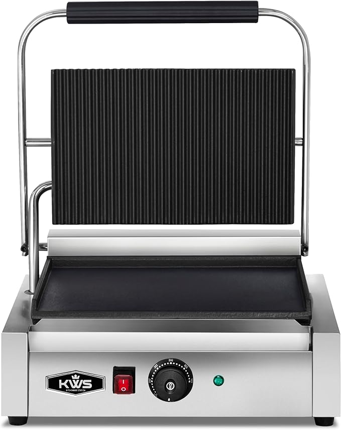 KWS PFM-17 1700W Electric Panini Press Maker by KitchenWareStation