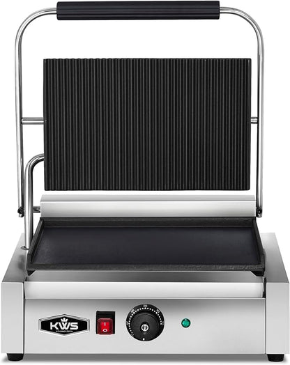 KWS PFM-17 1700W Electric Panini Press Maker by KitchenWareStation