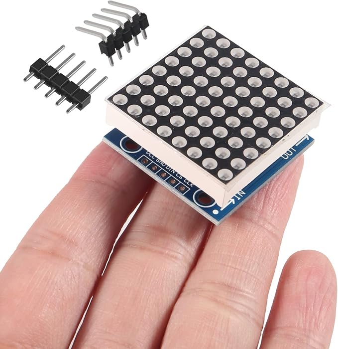 ACEIRMC 5PCS MAX7219 8x8 Dot Matrix LED Display Module 5V MCU Control MAX7219 - Image 6
