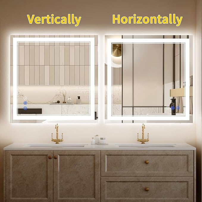 36"x36" LED Bathroom Mirror - Image 7