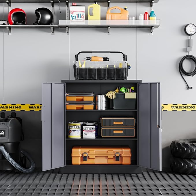 Yizosh Metal Garage Storage Cabinet - Image 5