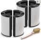 2 Pack 360° Glass HEPA + Activated Carbon Filter Replacement by Unknown