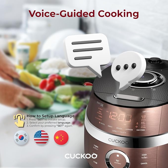 CUCKOO CRP-JHR1009F | 10-Cup Induction Heating Pressure Rice Cooker | 19 Menu - Image 9