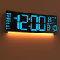 JALL 16" Large Digital Wall Mount Clock, Count Down Timer, Big LED, Temperature by JALL