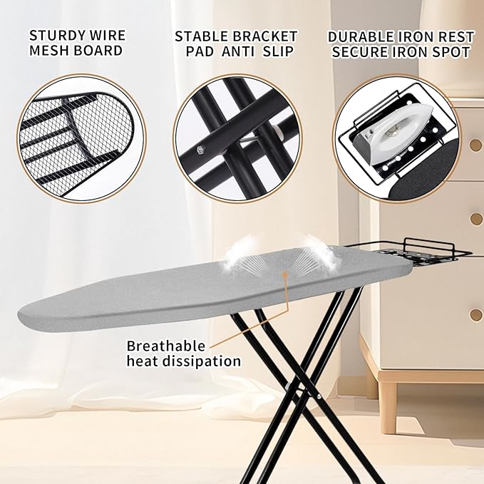 Ironing Board, 43x14 Inch Iron Board - Image 3