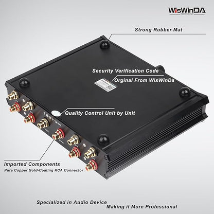 4-in 1-Out Pro RCA Audio Switch Box Audio Converter 4 Channels 1-in 4-Out HiFi - Image 4