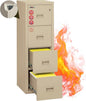 FireKing Turtle Vertical 4 Drawer Legal and Letter Fire Safe File Cabinet by FireKing
